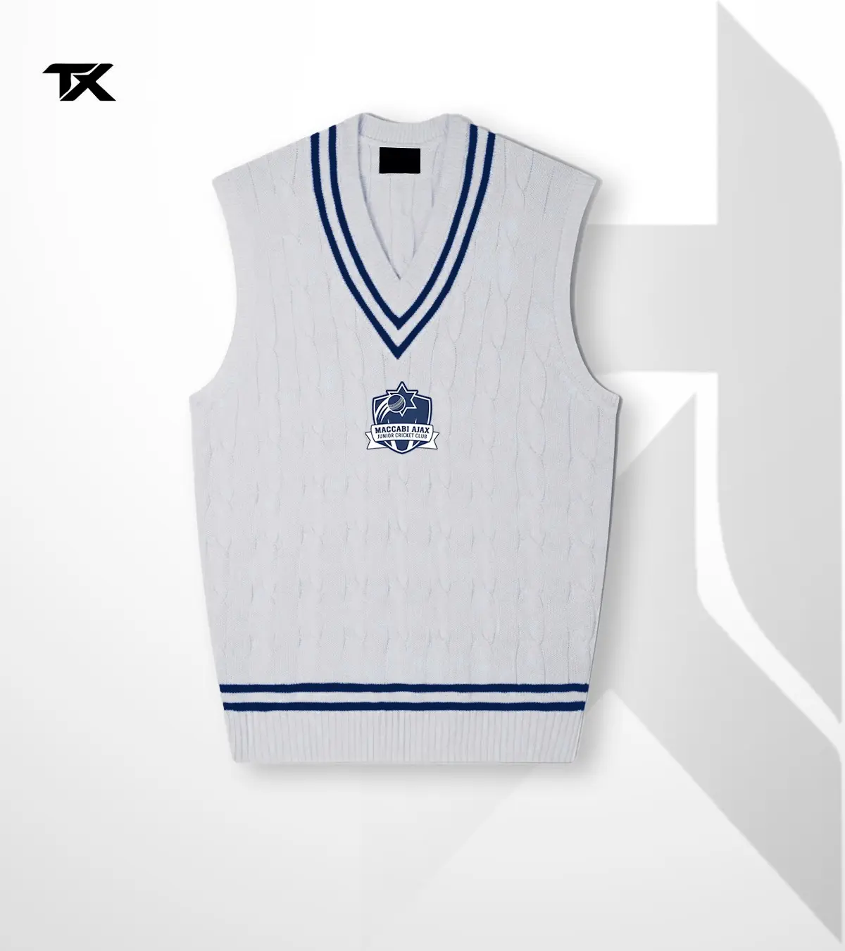 MAJCC Knitted Sleeveless Jumper