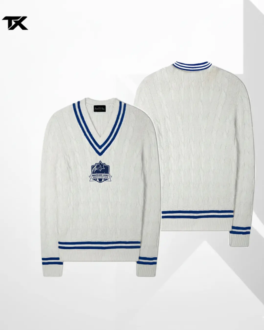 MAJCC Knitted V Neck Jumper