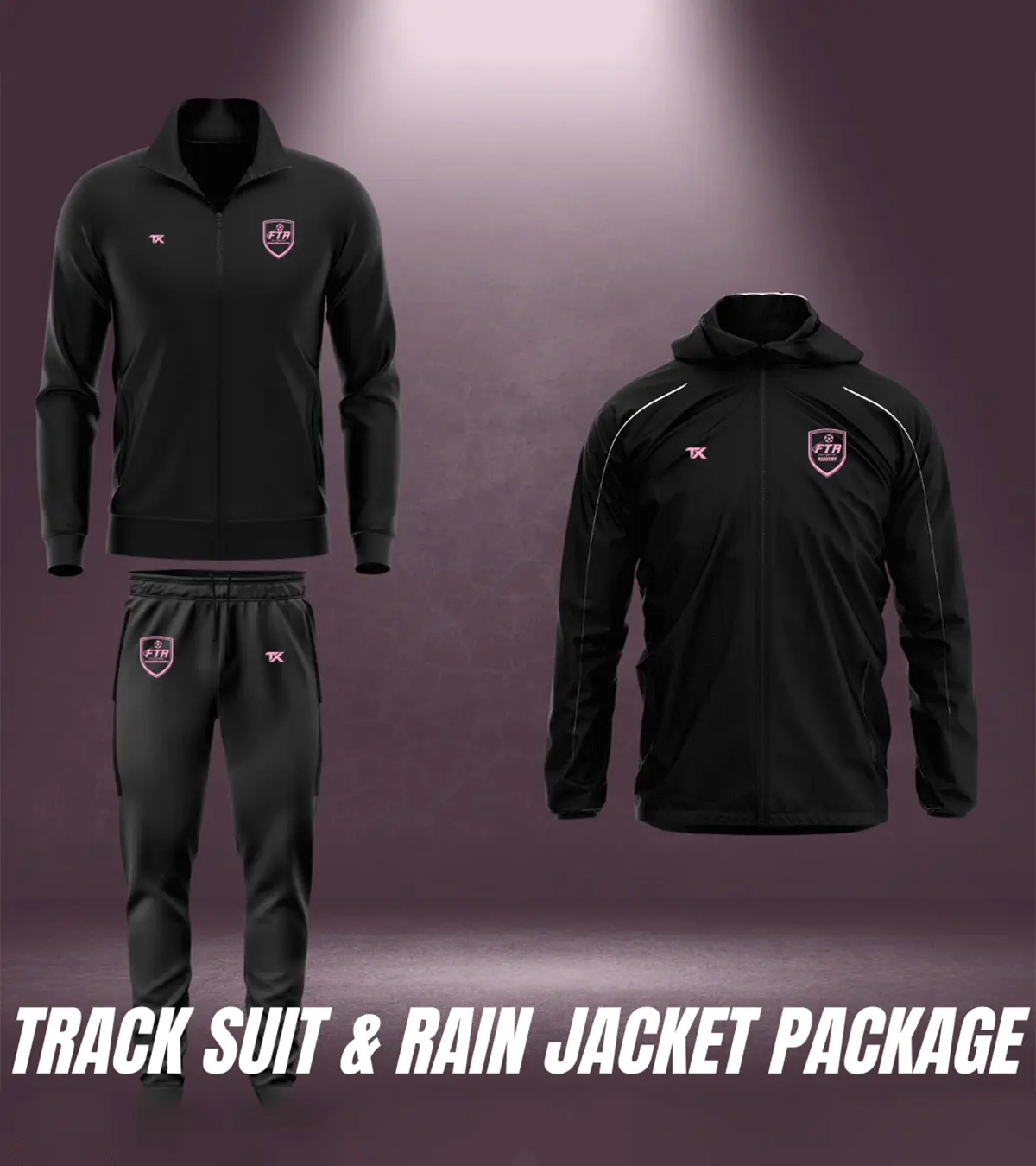 .FTA Track Suit & Rain Jacket Package.