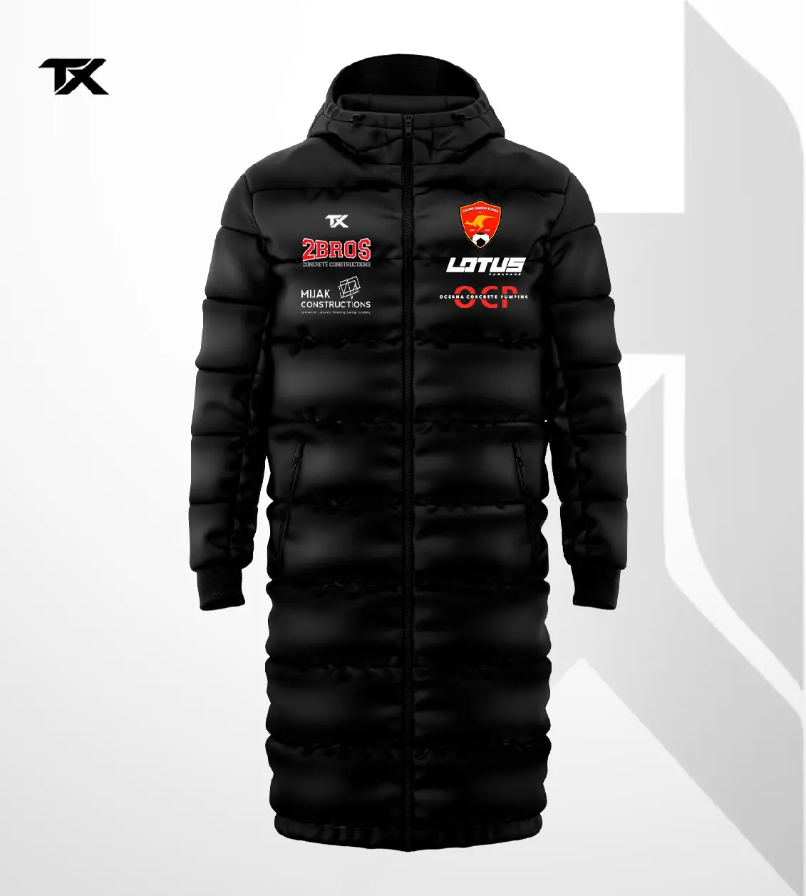 Lalor United - Long Puffer Jacket