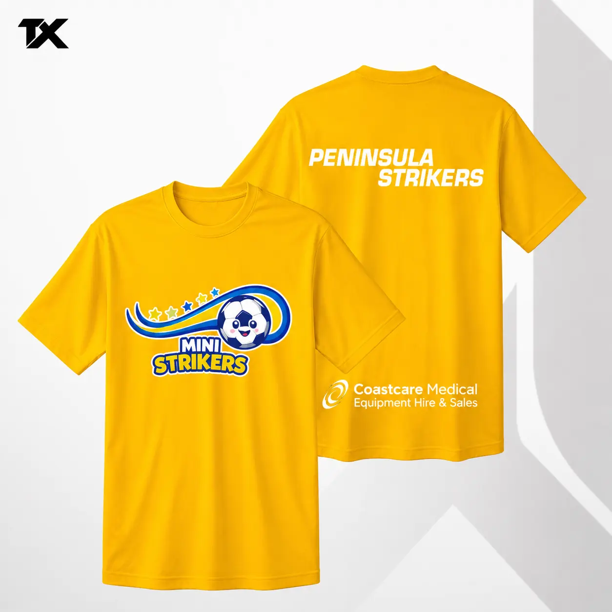 PSJFC - Mini Strikers Tee - Gold