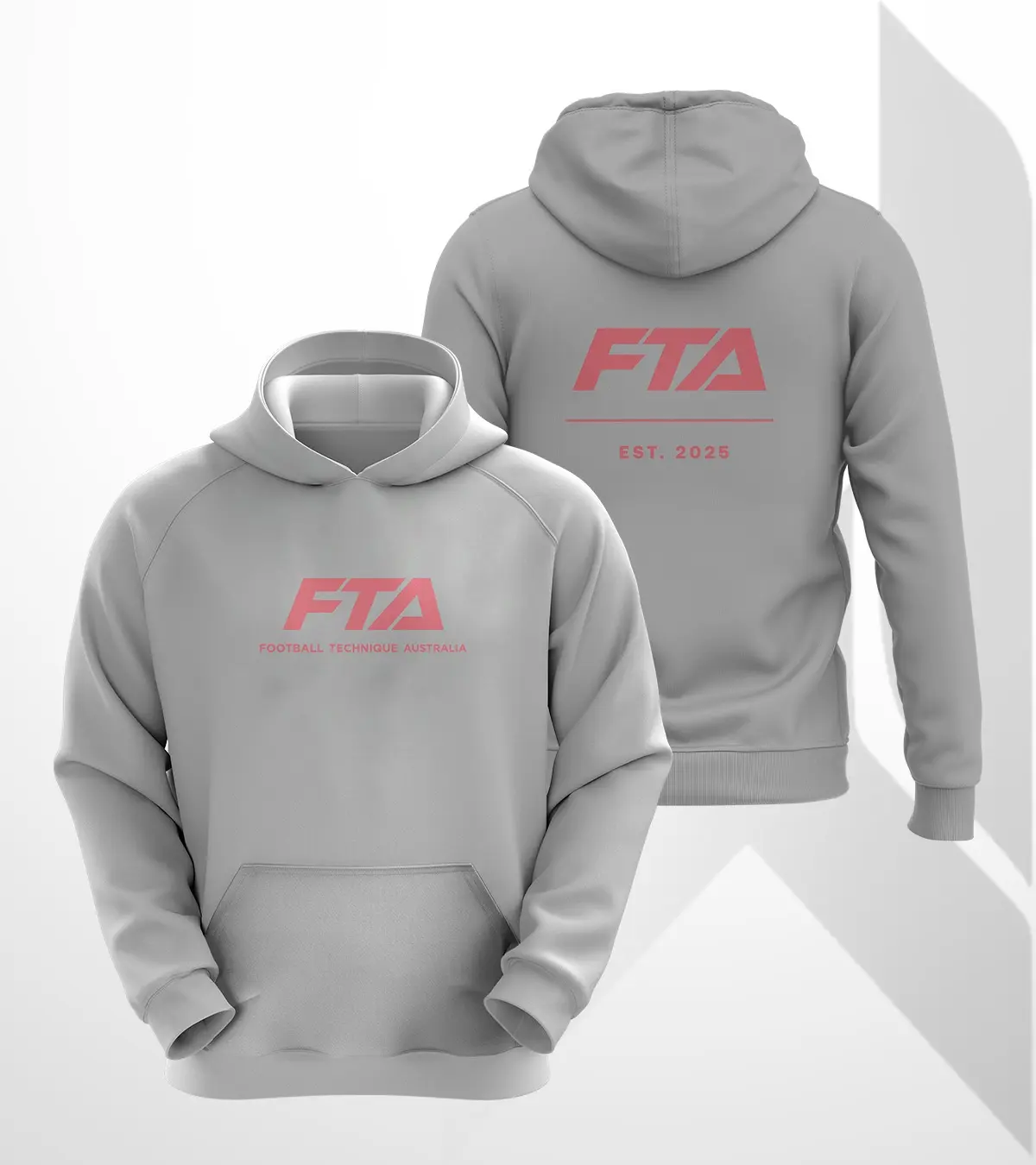 FTA - Hoodie - White Marl
