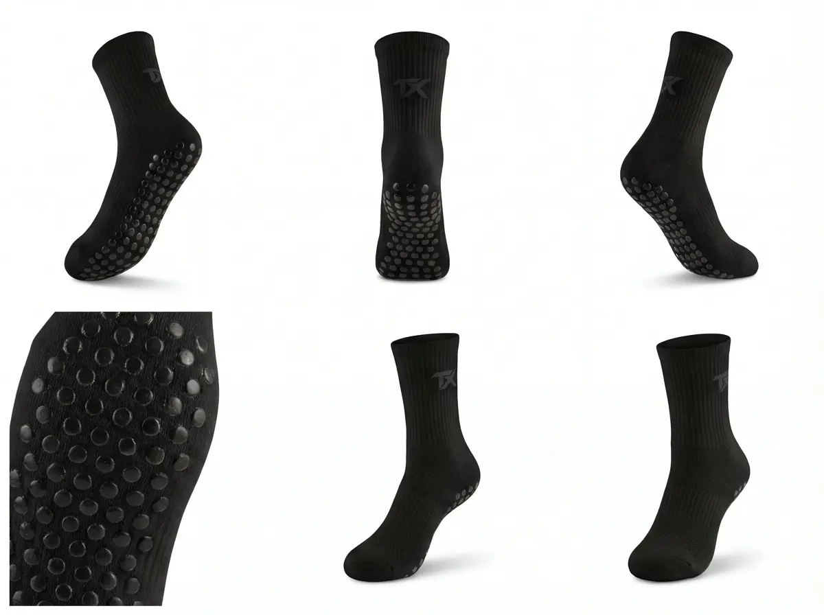 Apex Grip Socks - Black - FTA, photo 2 of 2