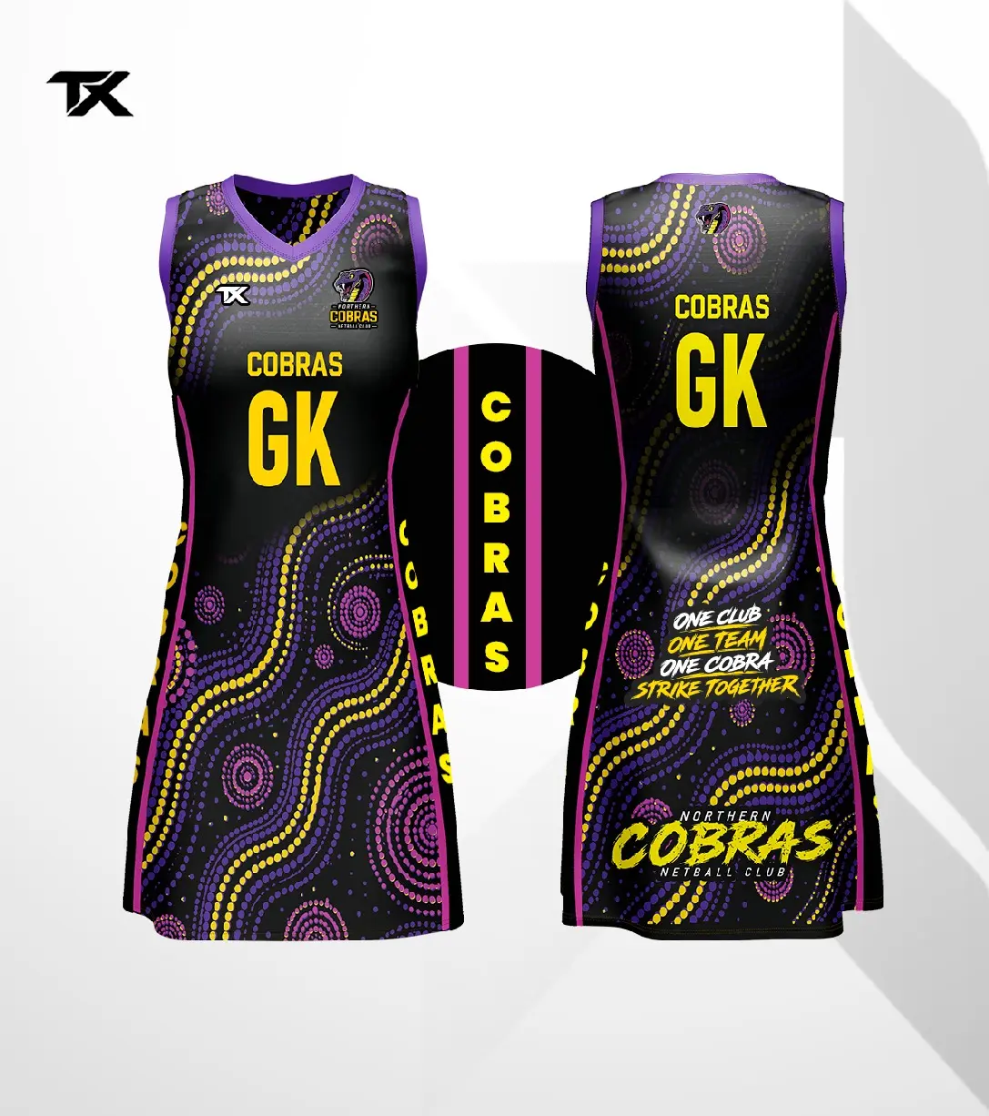 Cobras - Netball Dress - Indigenous