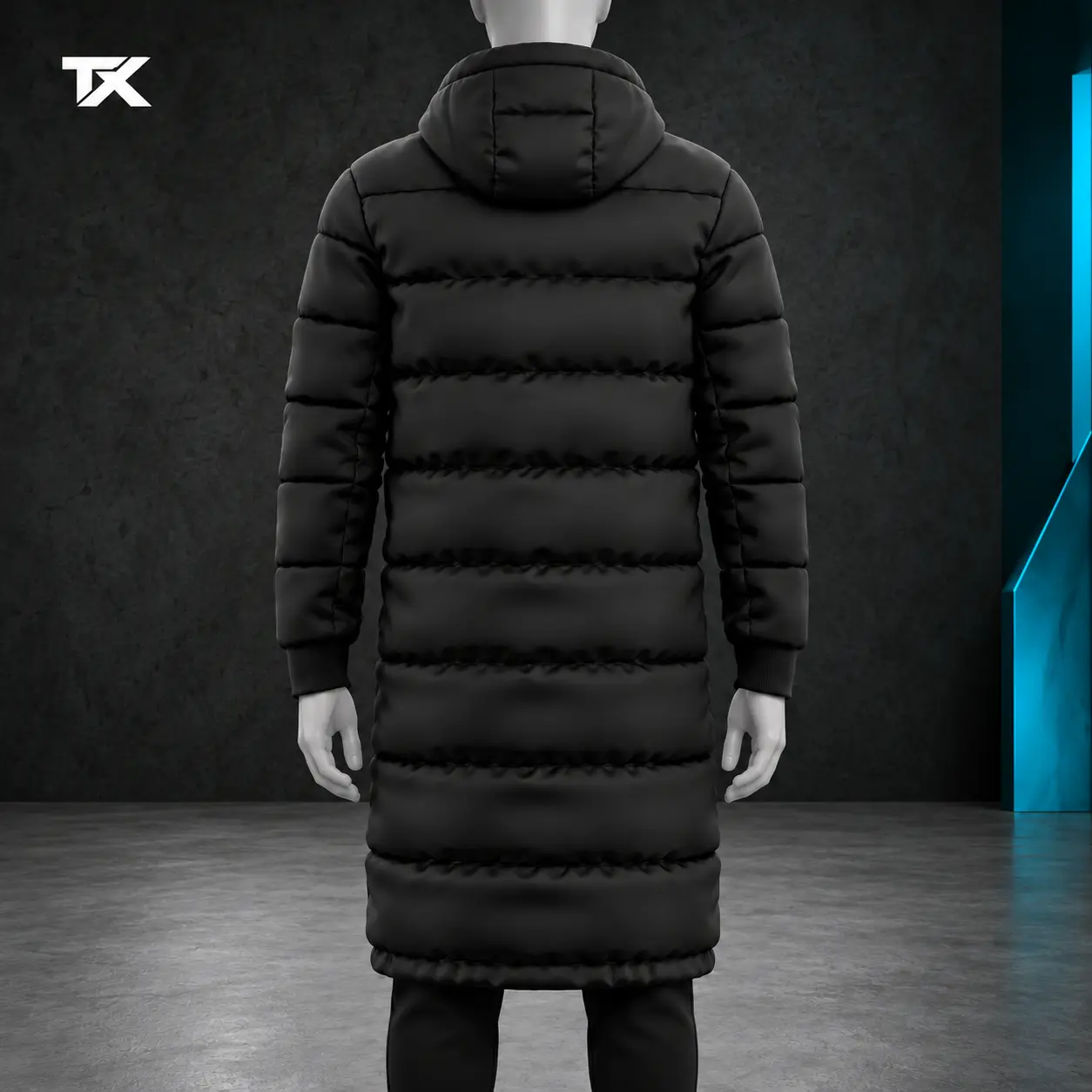FC Leopold - Long Puffer Jacket, photo 2 of 2