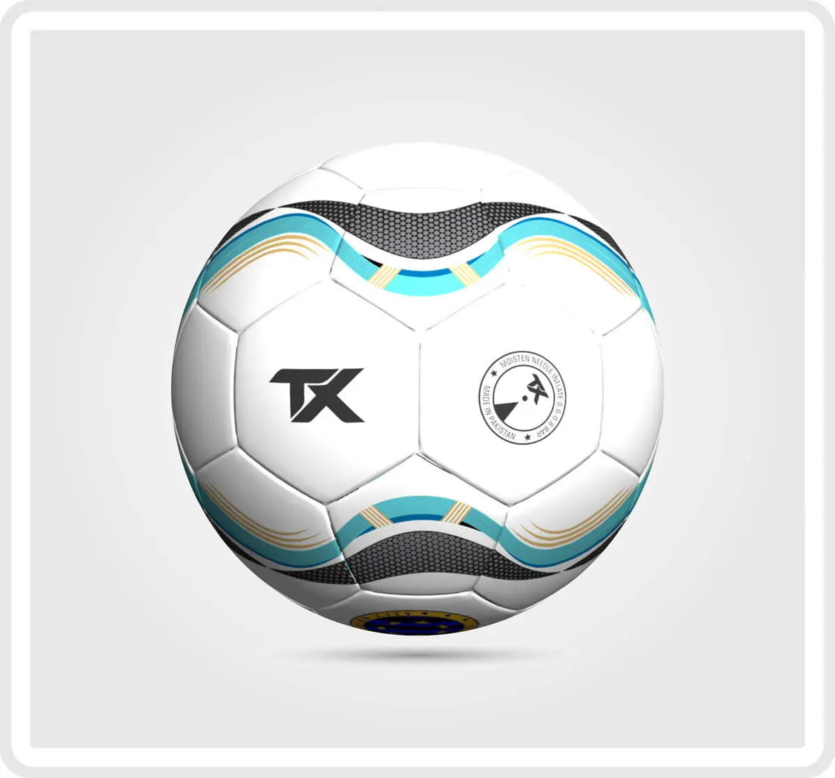 Custom TX ball in white and bronze