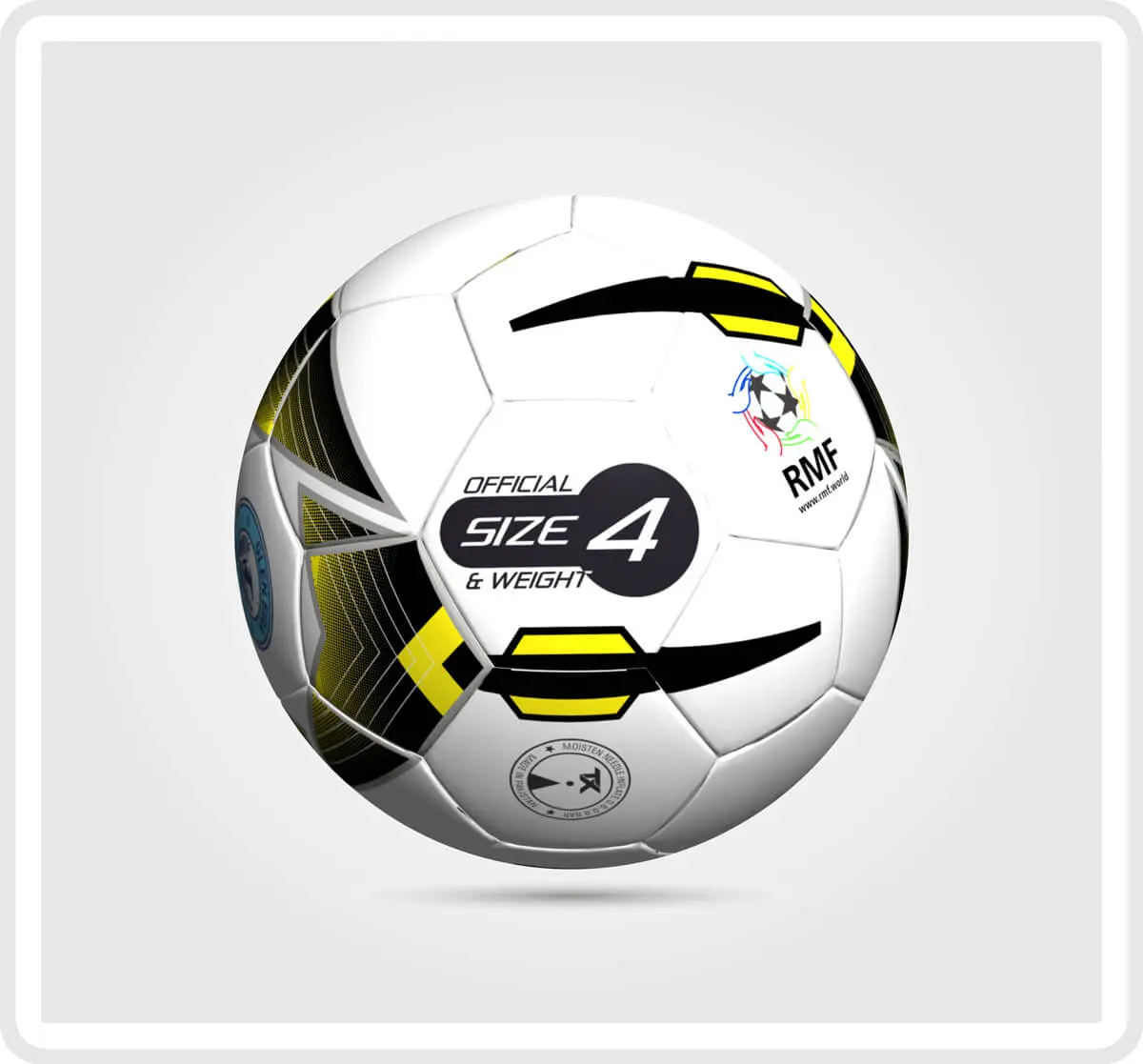 Custom TX ball in white, black and gold