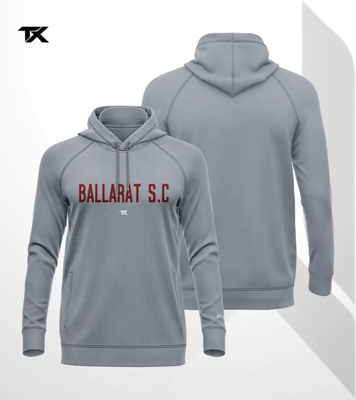 Ballarat S.C Hoodie Limited Grey Edition thumbnail 1