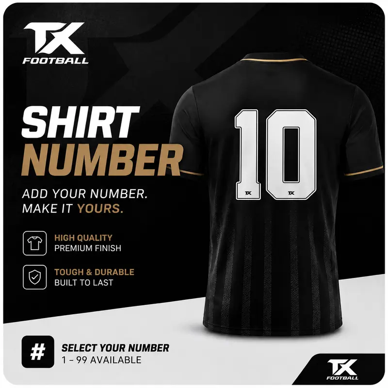 TX Football - Shirt Number - Powergoal