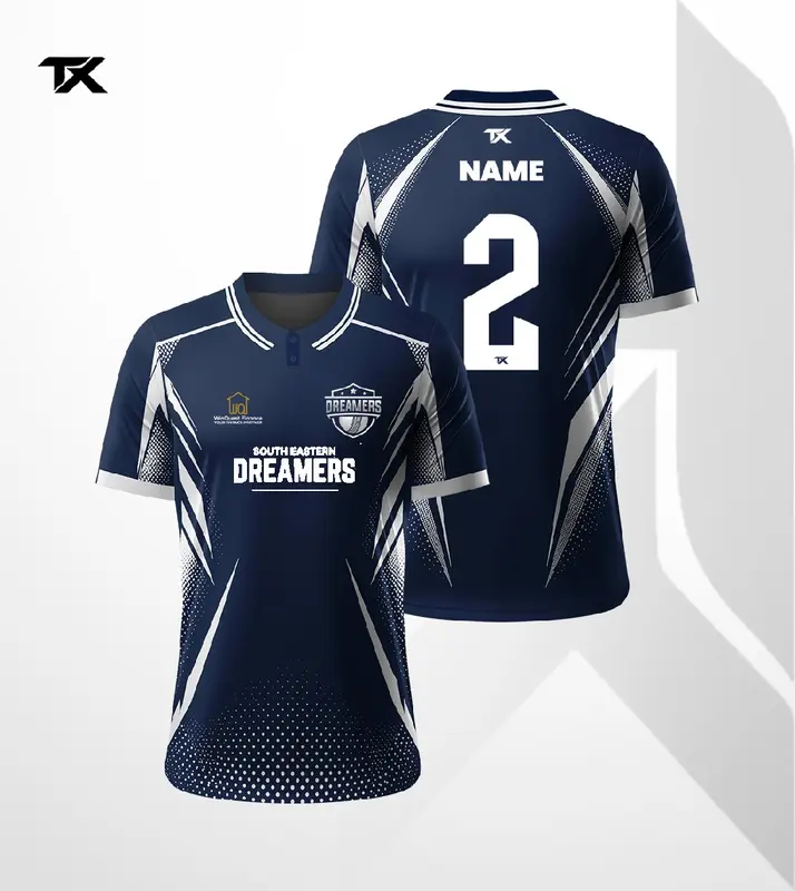 Dreamers - White Ball Playing Shirt - thumbnail 4