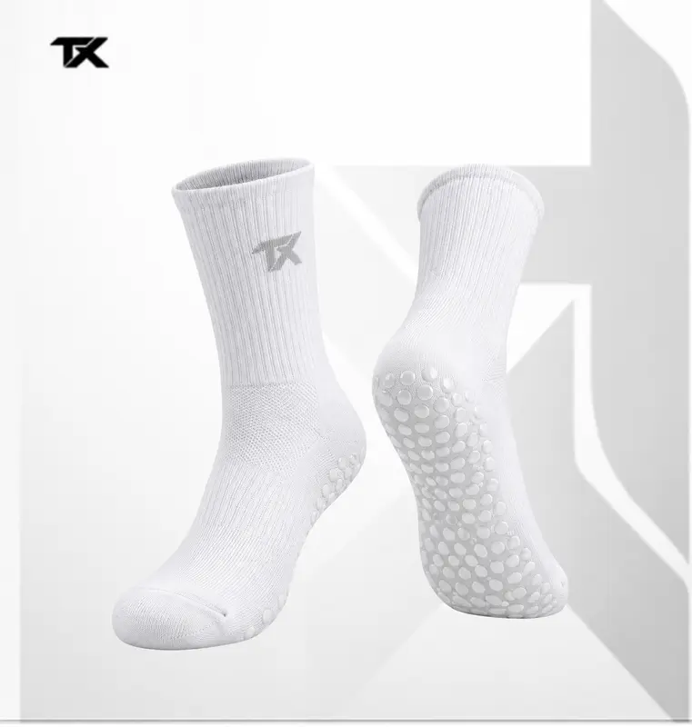 Apex Grip Socks - White - Powergoal